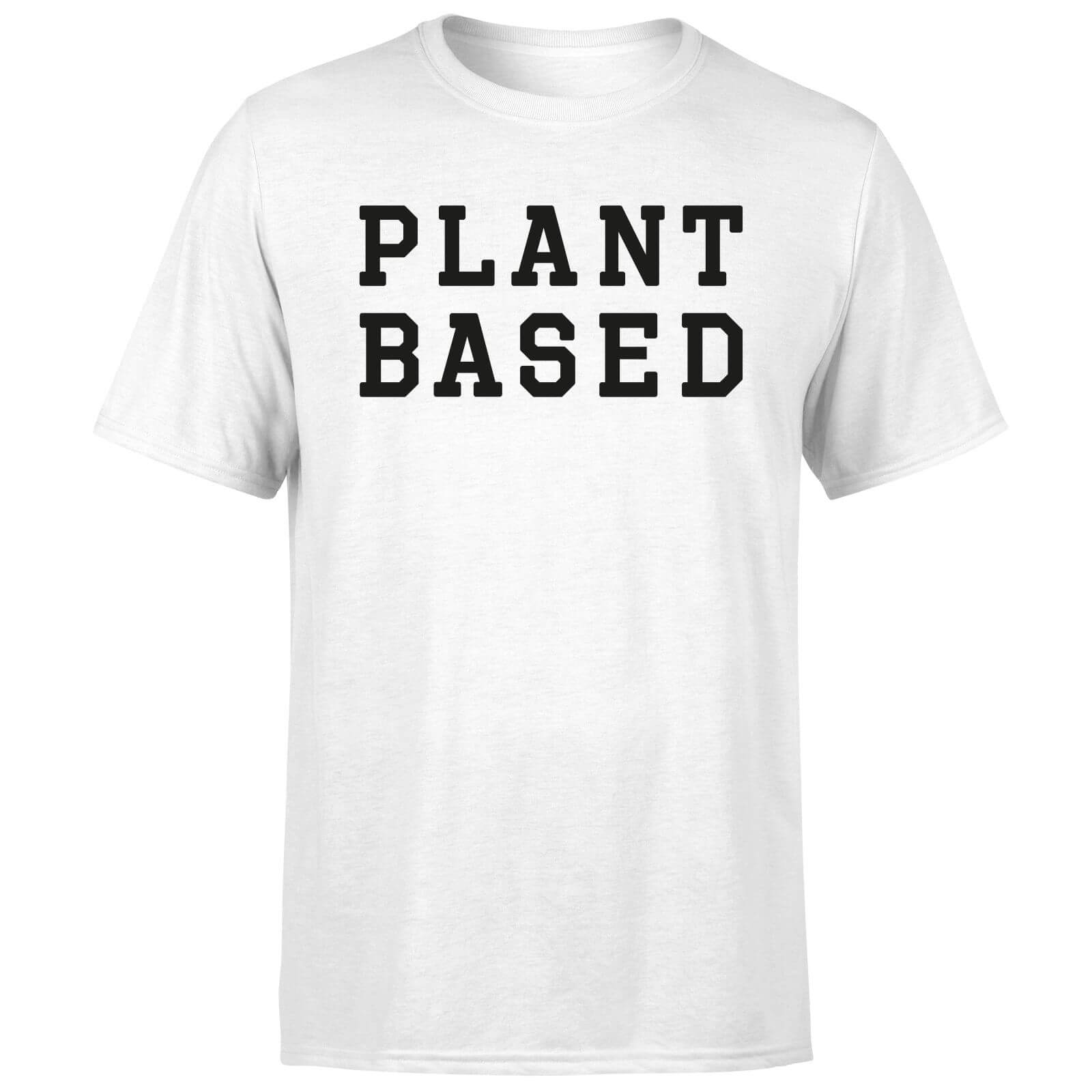 Plant Based Men's T-Shirt - White - 3XL - White
