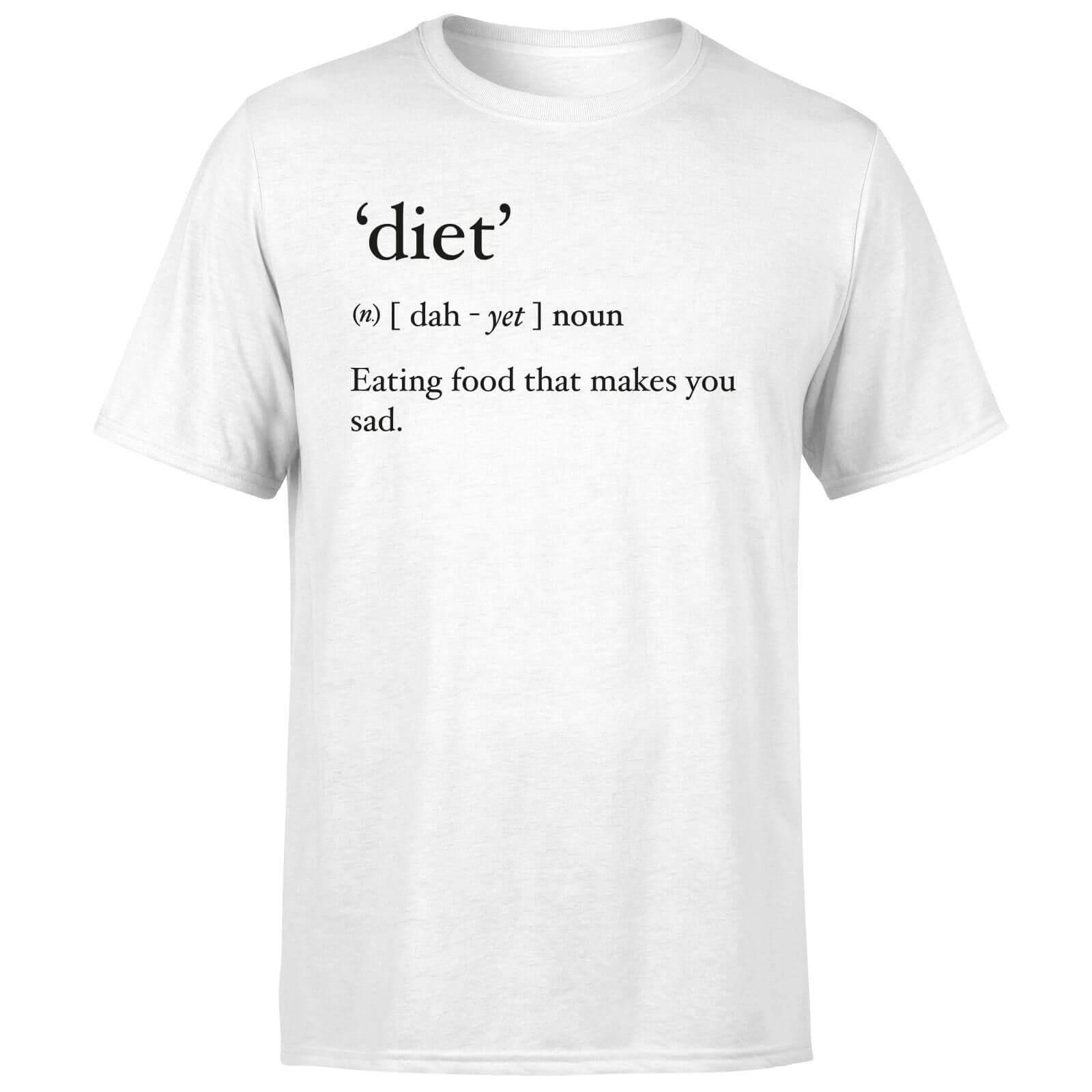 Dictionary Diet Men's T-Shirt - White - S - White
