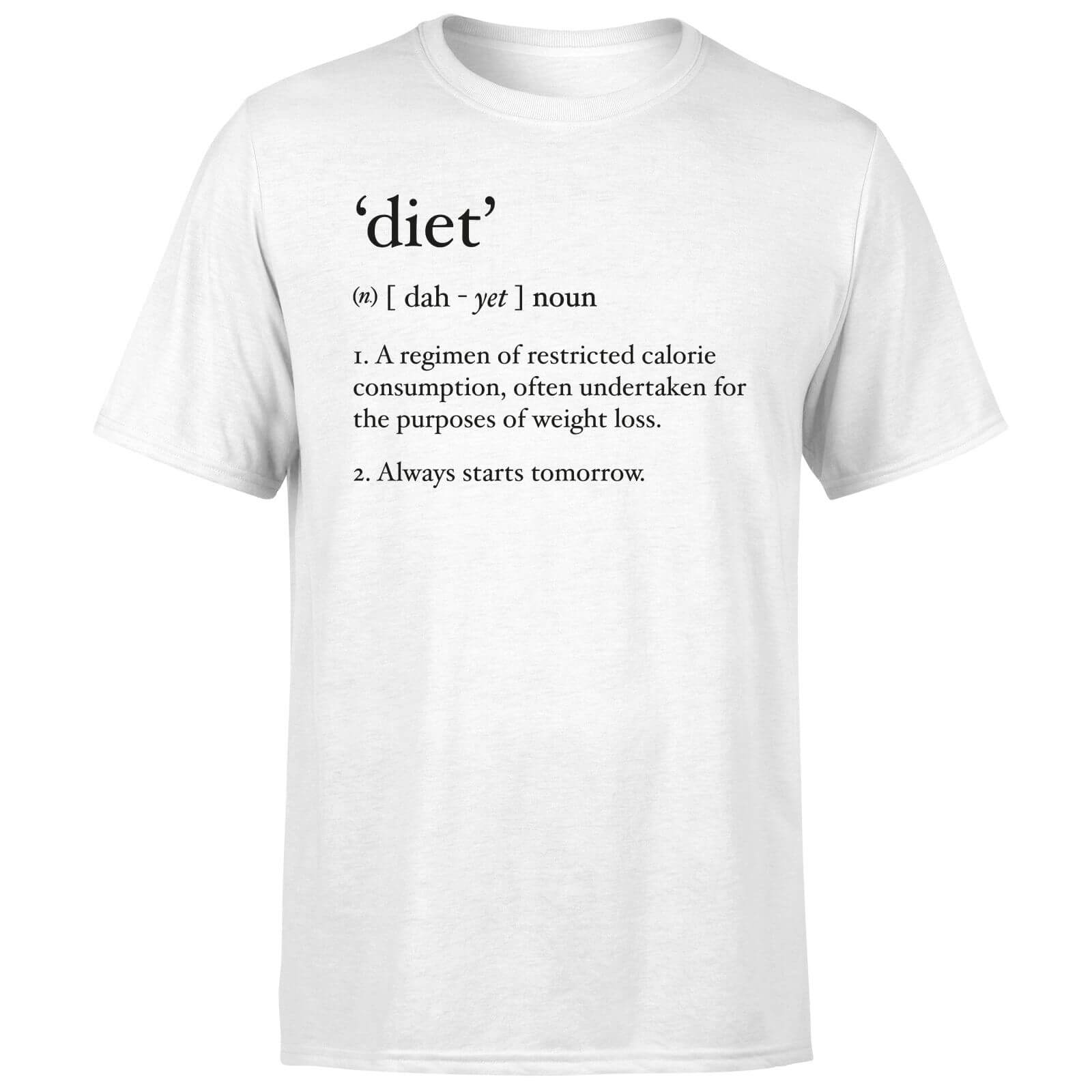 Dictionary Diet Men's T-Shirt - White - 3XL - White
