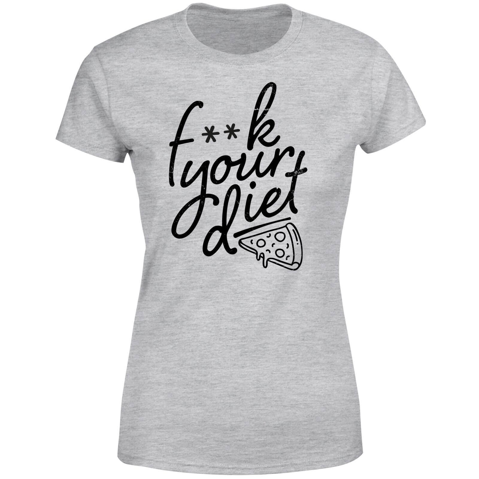 F**k Your Diet Women's T-Shirt - Grey - 3XL - Grey