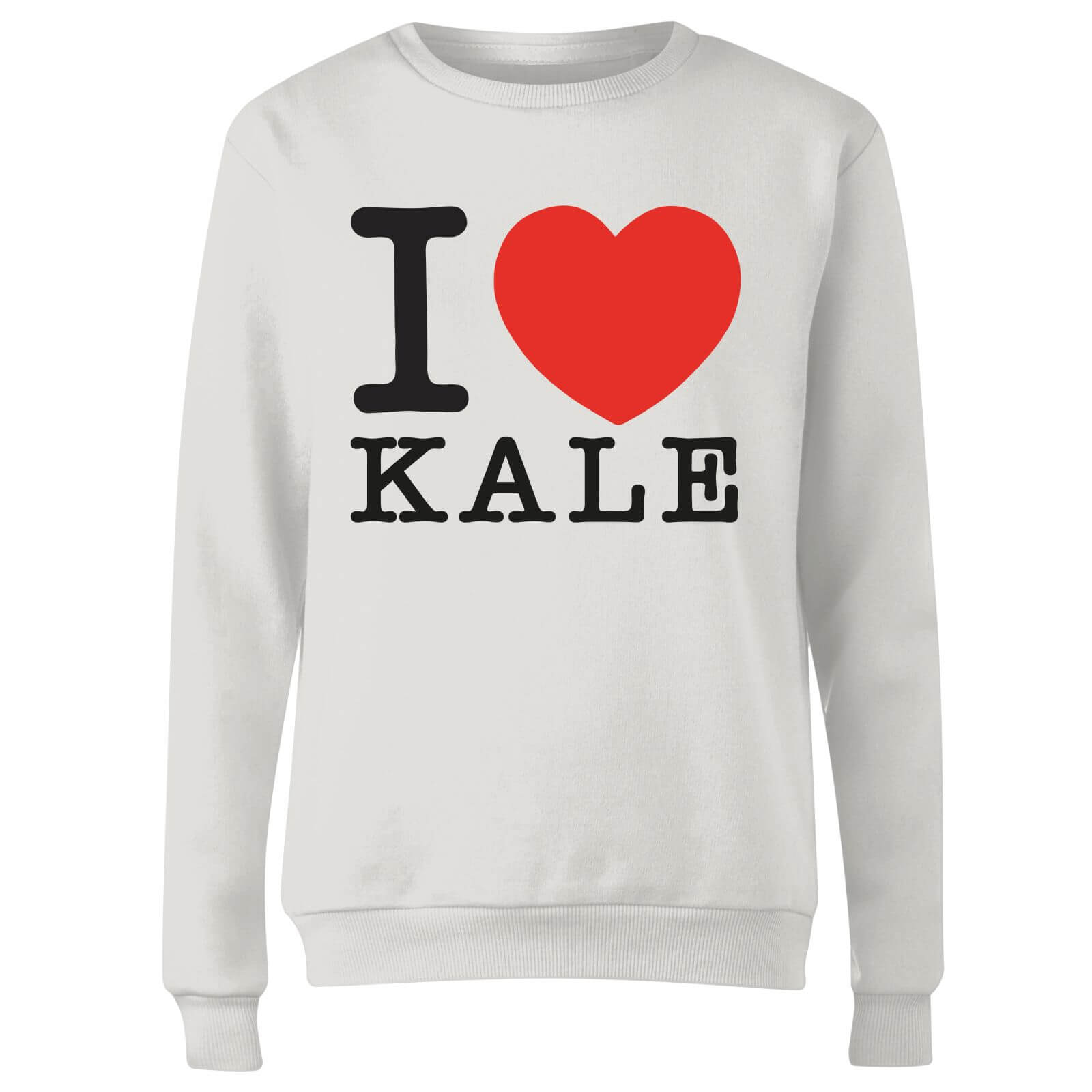 I Heart Kale Women's Sweatshirt - White - XS - White