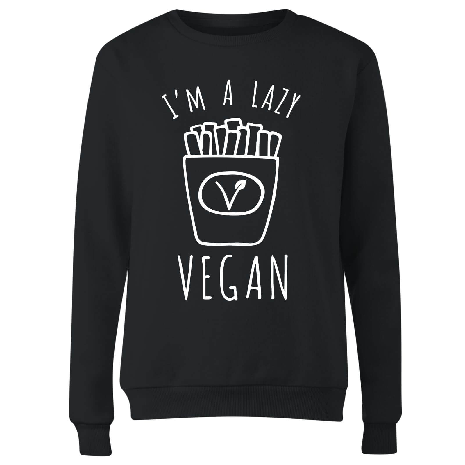 Lazy Vegan Women's Sweatshirt - Black - XS - Black