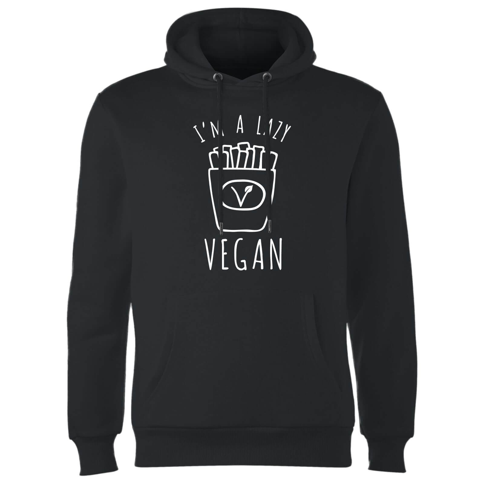 Lazy Vegan Hoodie - Black - L - Black