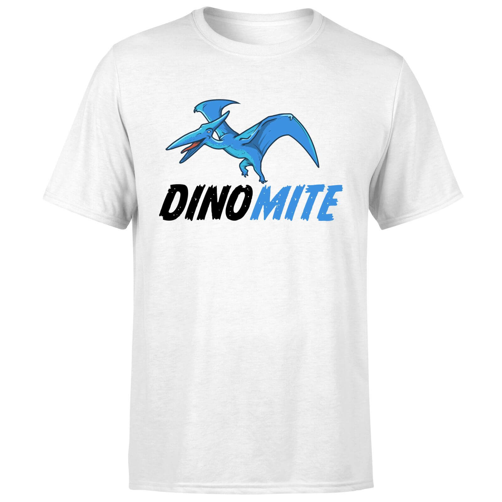 Dino Mite Men's T-Shirt - White - 3XL - White