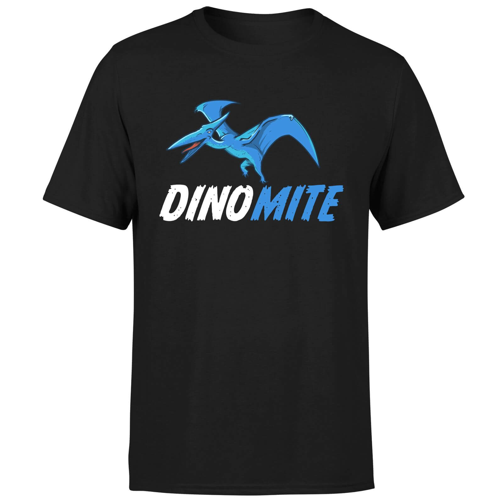 Dino Mite Men's T-Shirt - Black - XS - Black
