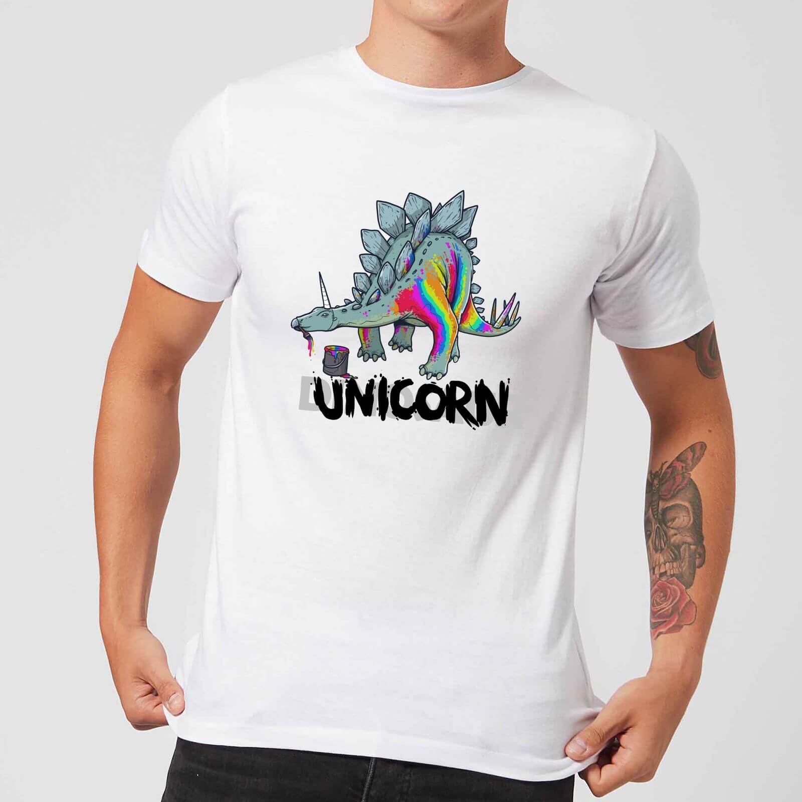 DinoUnicorn Men's T-Shirt - White - 3XL - White