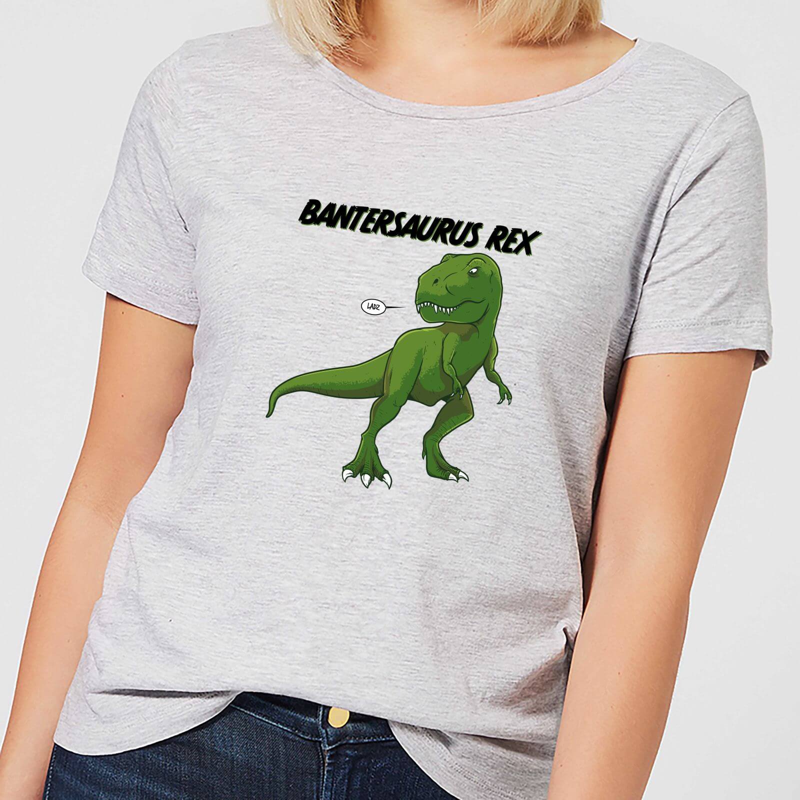 Bantersaurus Rex Women's T-Shirt - Grey - L - Grey