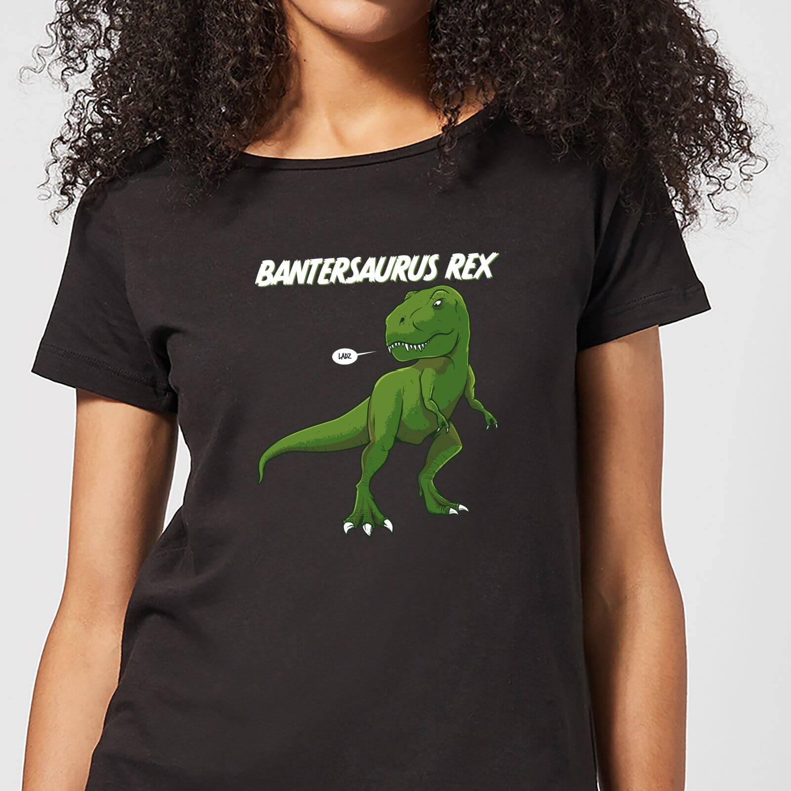 Bantersaurus Rex Women's T-Shirt - Black - L - Black