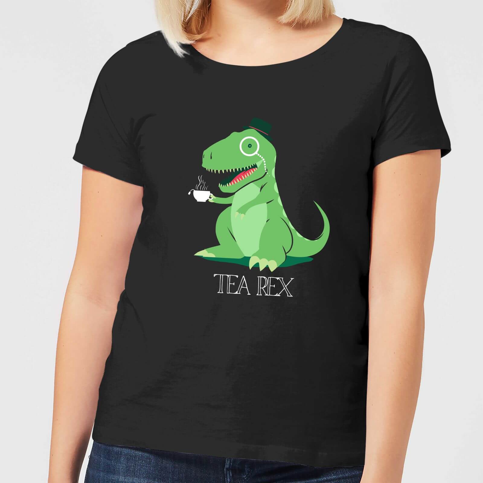Tea Rex Women's T-Shirt - Black - XXL - Black