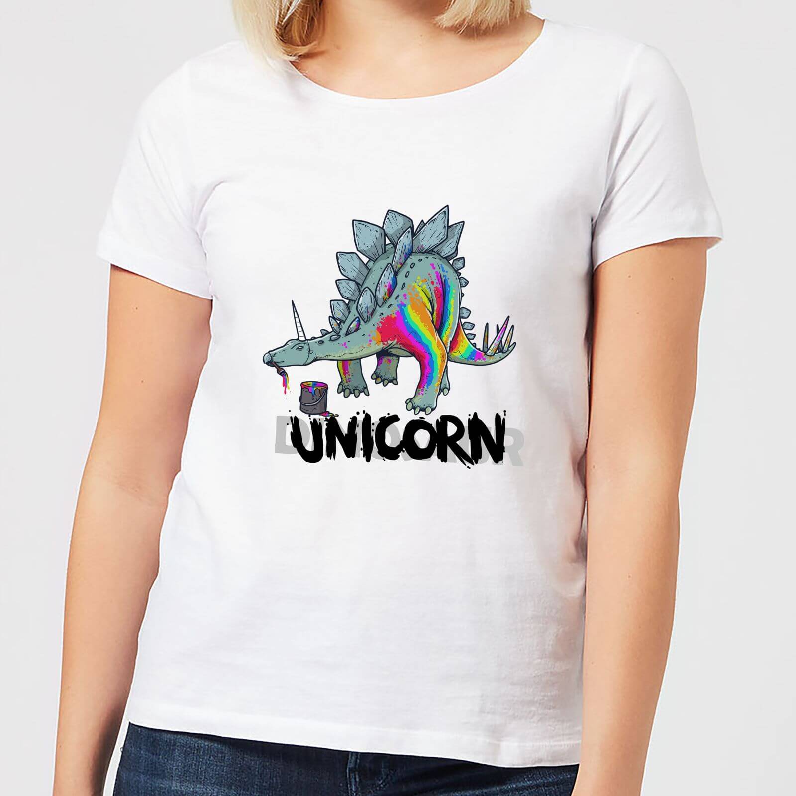 DinoUnicorn Women's T-Shirt - White - S - White