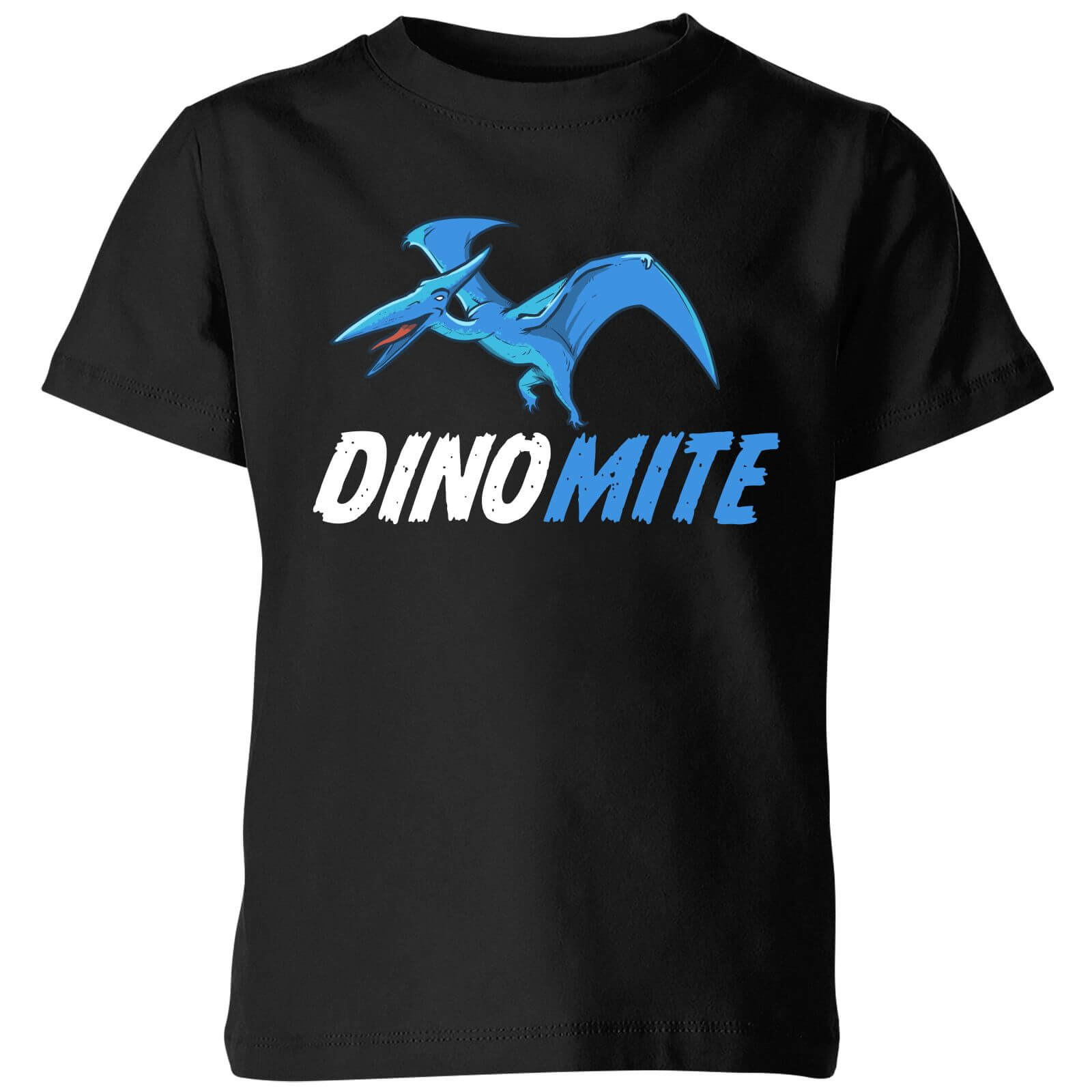 Dino Mite Kids' T-Shirt - Black - 3-4 Years - Black