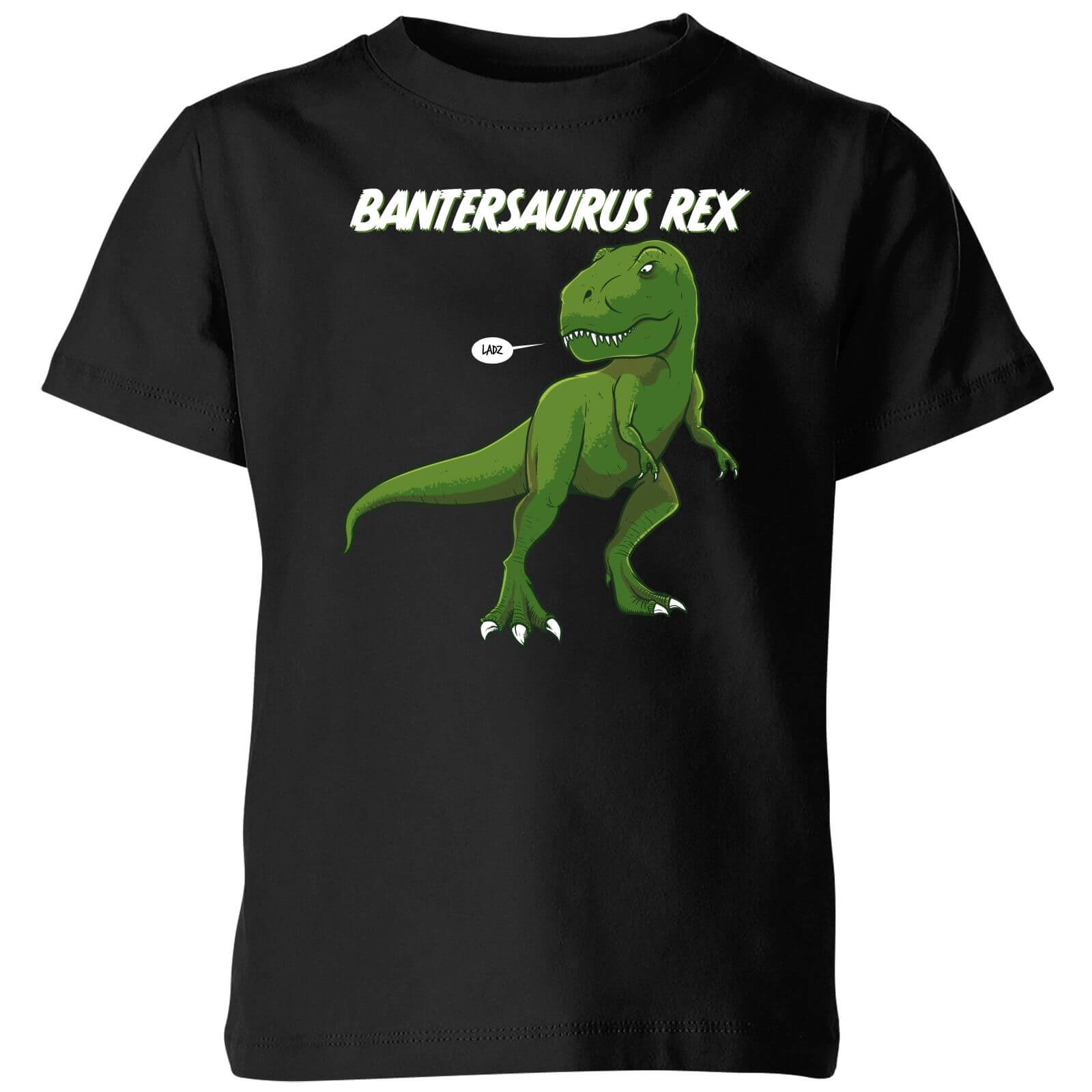 Bantersaurus Rex Kids' T-Shirt - Black - 3-4 Years - Black