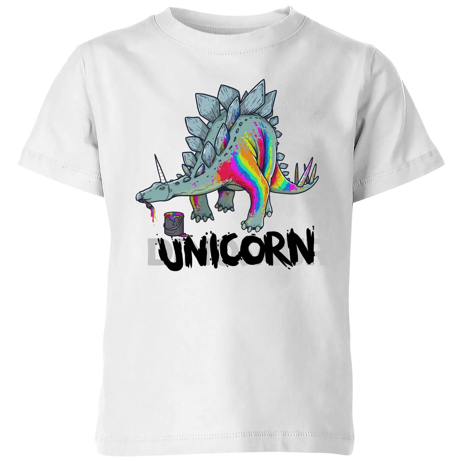 DinoUnicorn Kids' T-Shirt - White - 11-12 Years - White