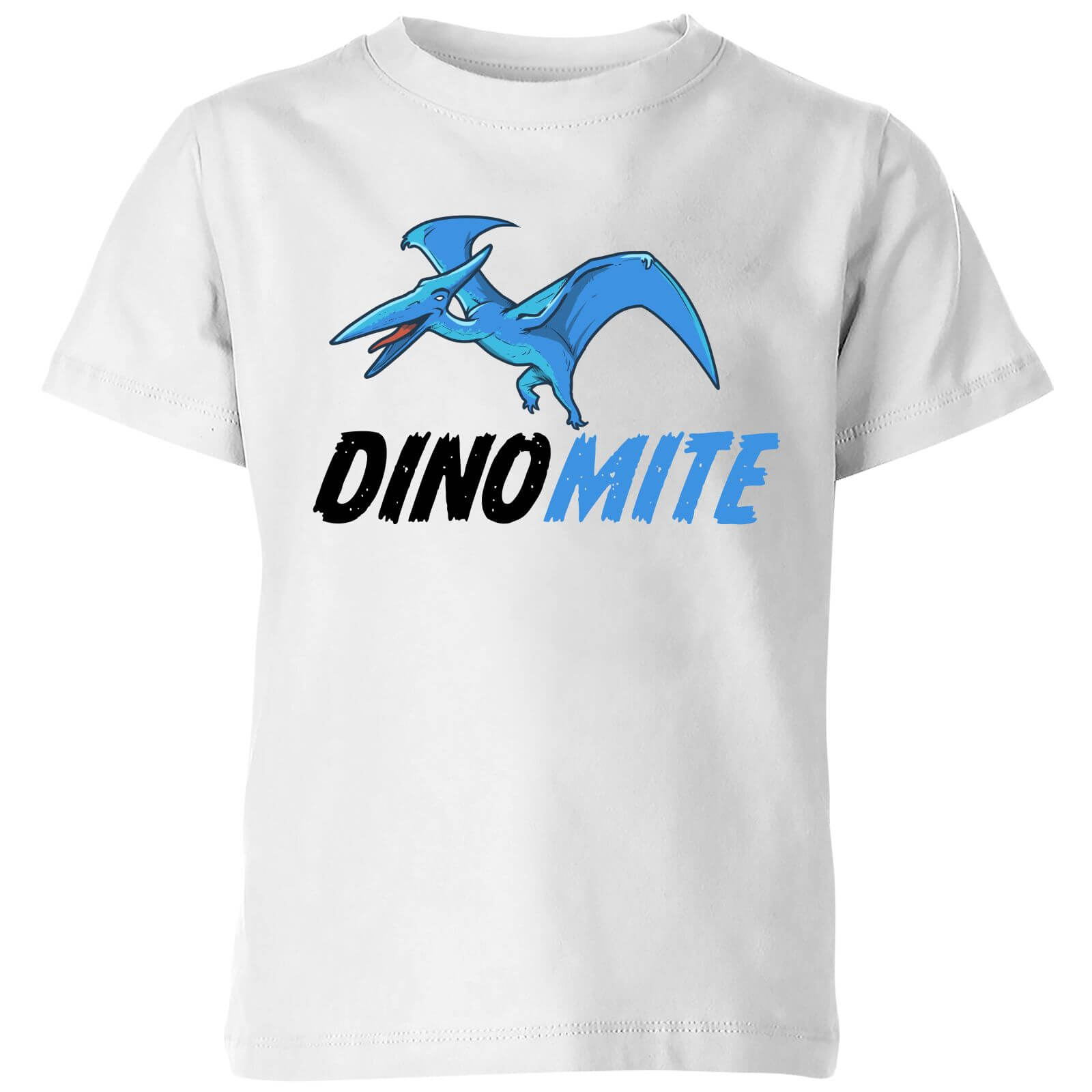 Dino Mite Kids' T-Shirt - White - 3-4 Years - White