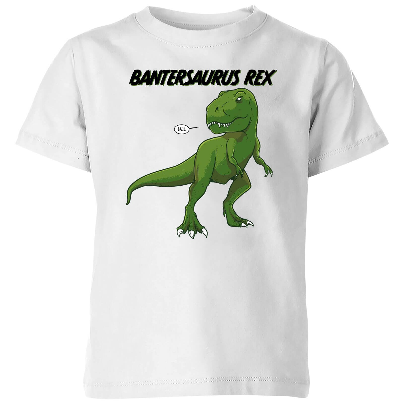 Bantersaurus Rex Kids' T-Shirt - White - 3-4 Years - White