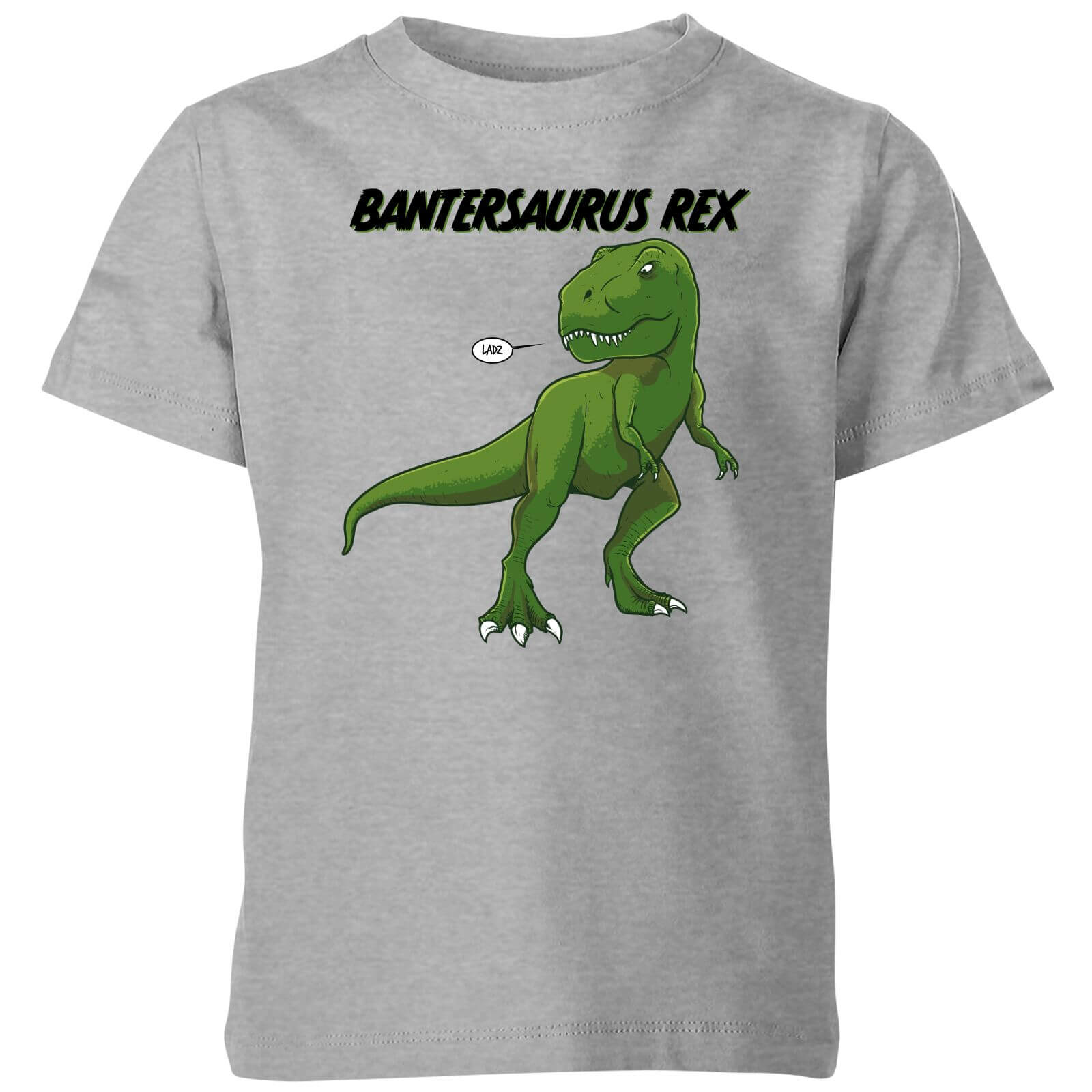 Bantersaurus Rex Kids' T-Shirt - Grey - 3-4 Years - Grey