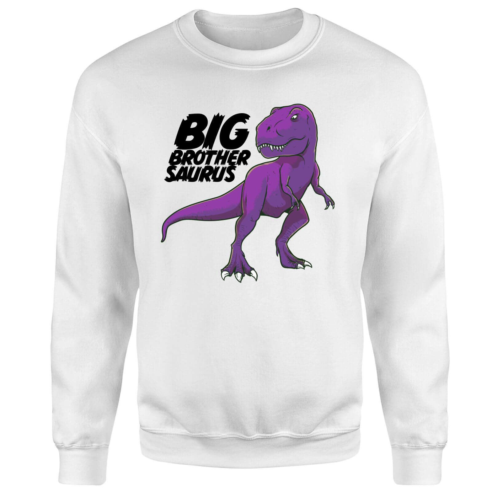 Im A Big Brothersaurus Sweatshirt - White - S - White
