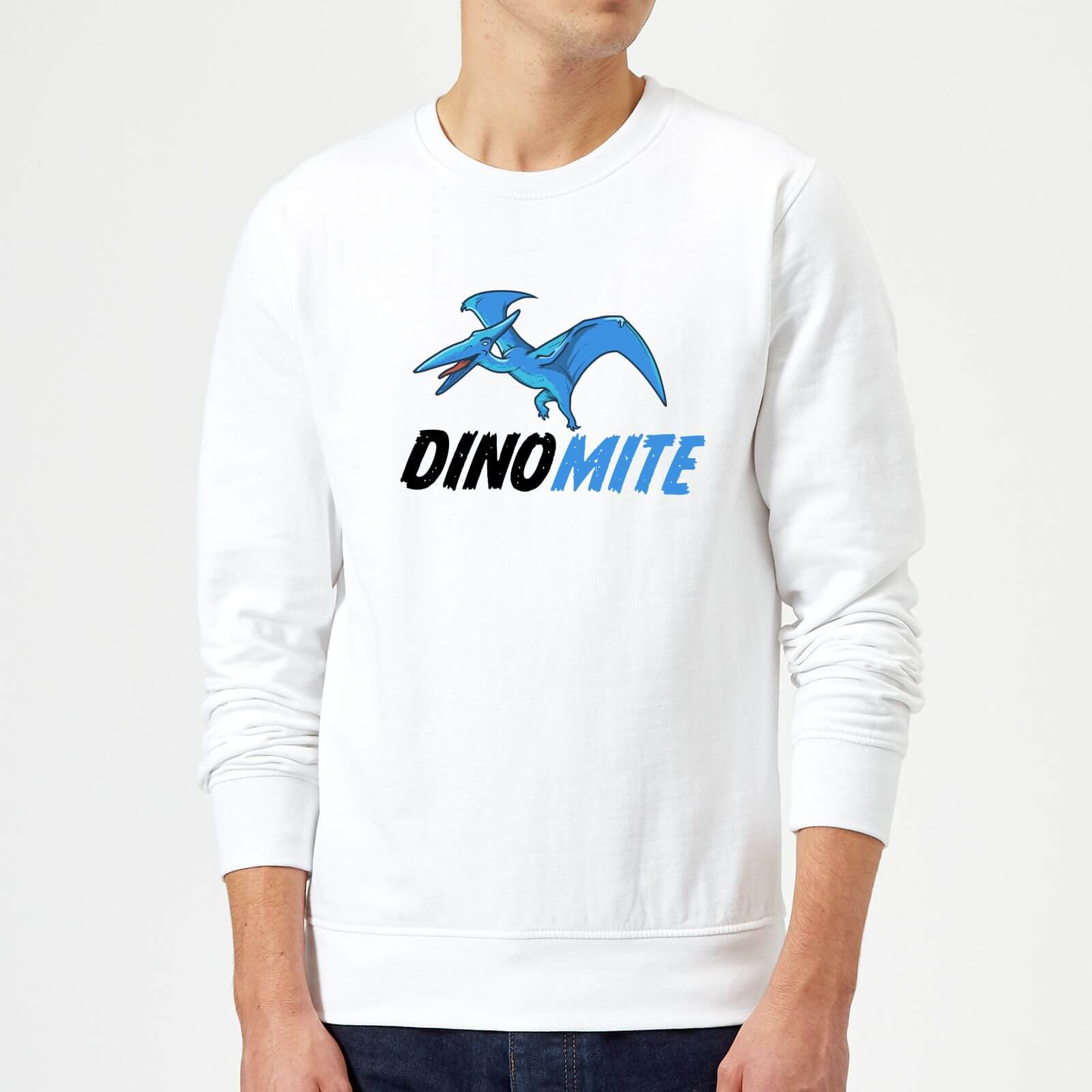 Dino Mite Sweatshirt - White - S - White