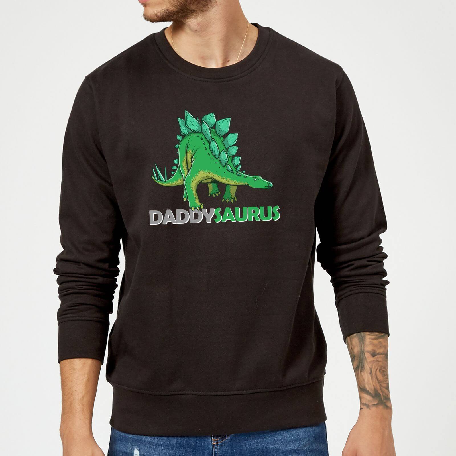 Daddysaurus Sweatshirt - Black - 5XL - Black