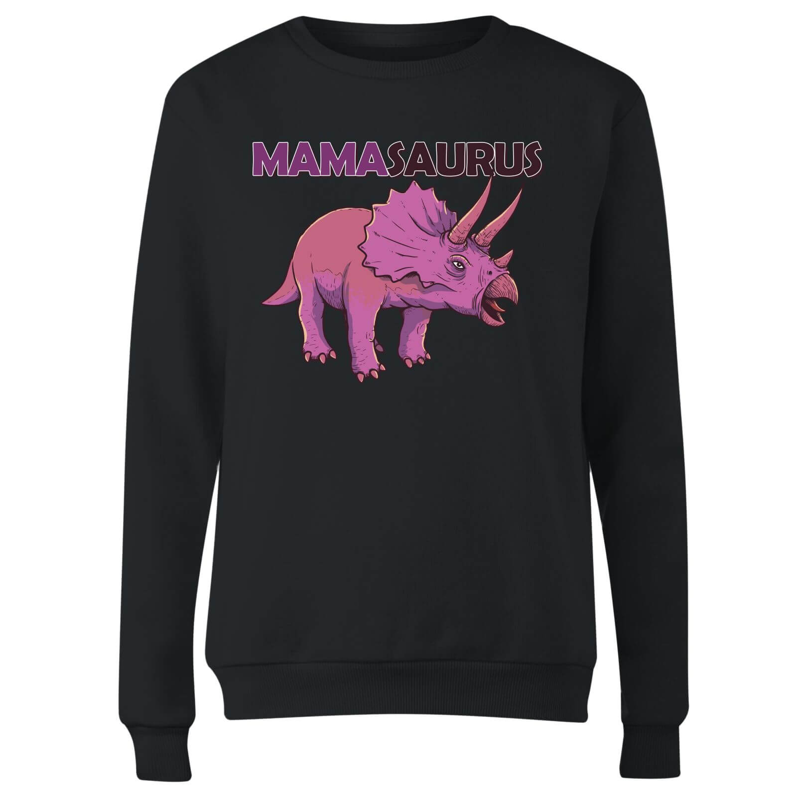 Mama Saurus Women's Sweatshirt - Black - XS - Black