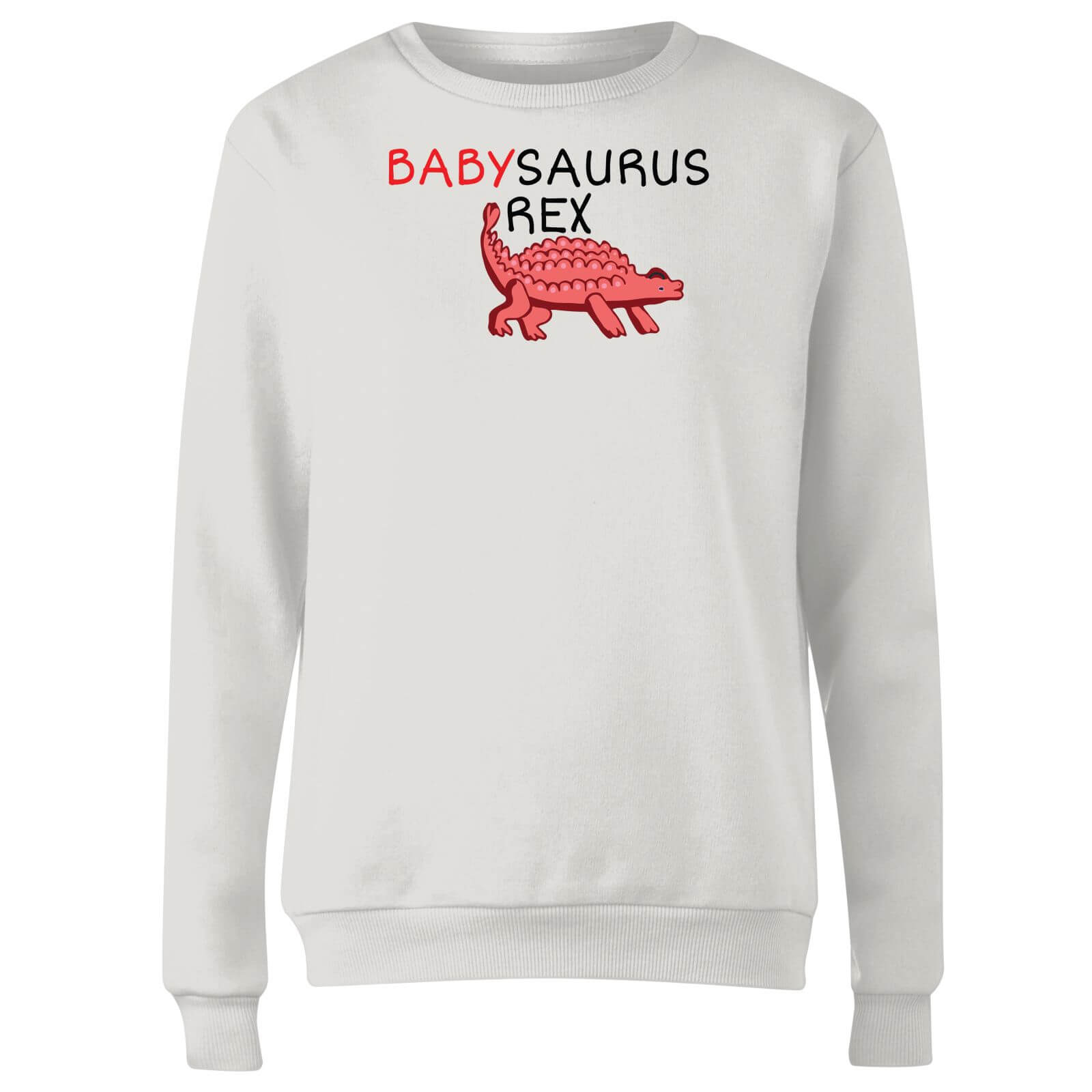 Babysaurus Women's Sweatshirt - White - XS - White