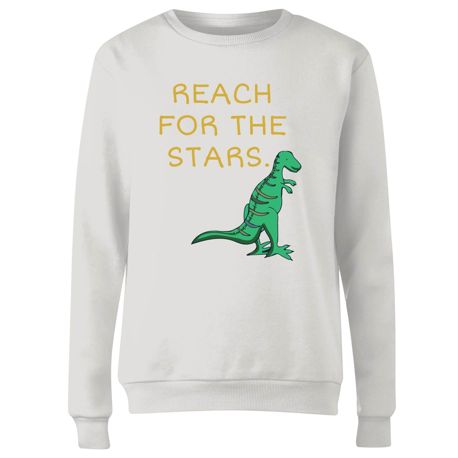 Reach For The Stars Women's Sweatshirt - White - XS - White