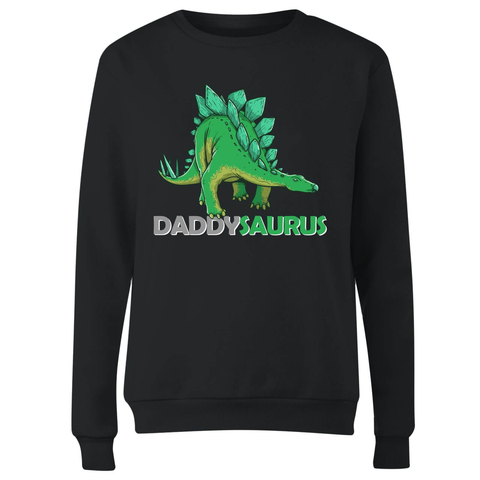 By Iwoot Daddysaurus women's sweatshirt - black - 5xl - black