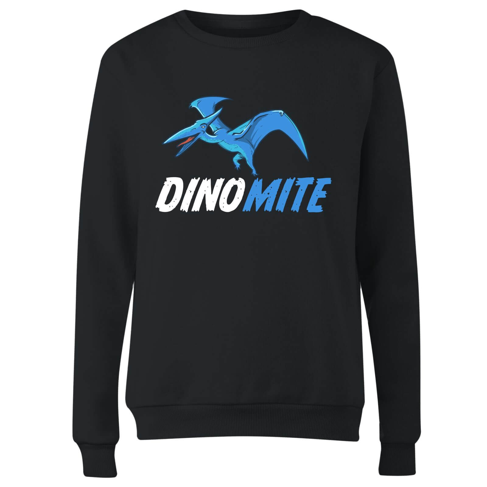 Dino Mite Women's Sweatshirt - Black - XS - Black