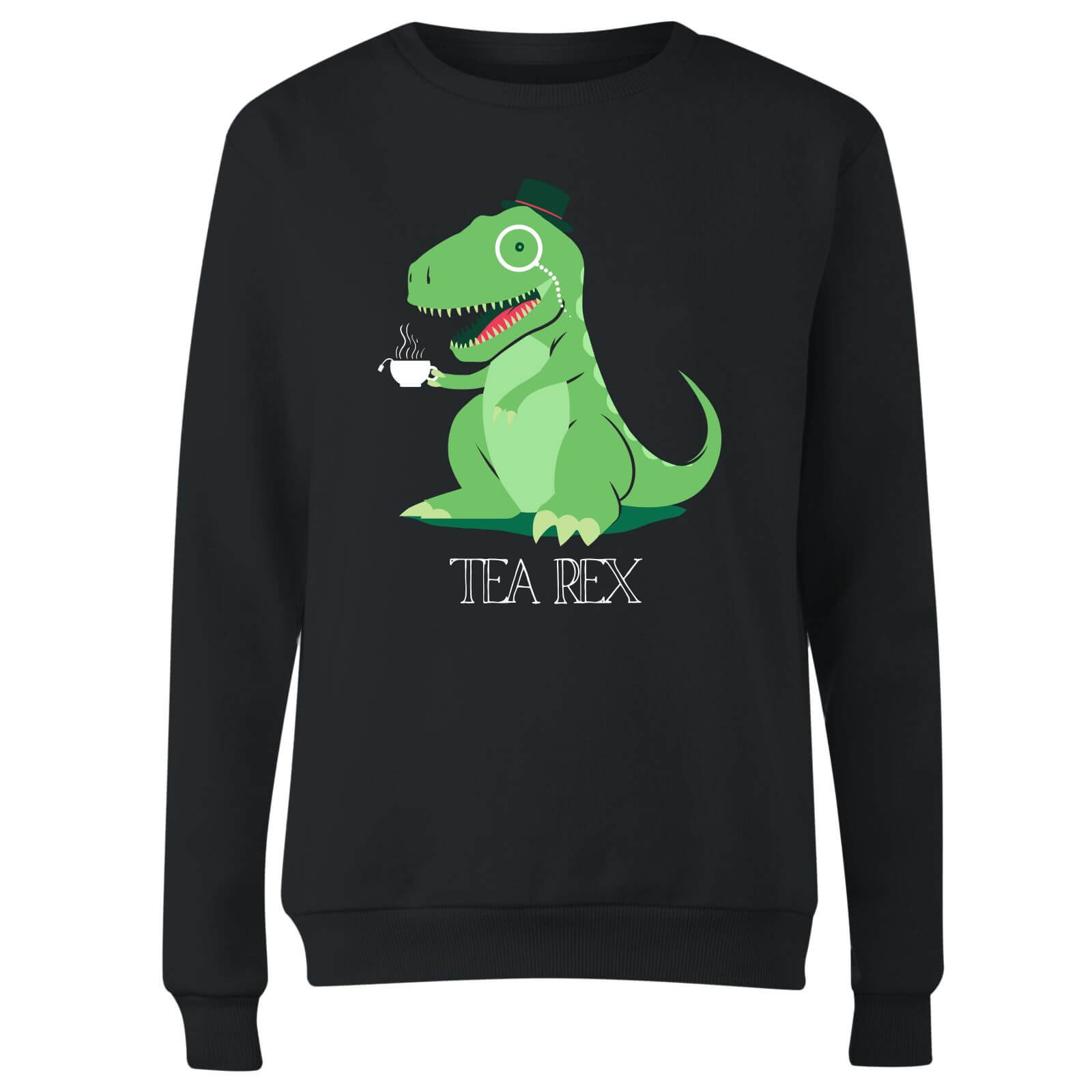 Tea Rex Women's Sweatshirt - Black - XS - Black