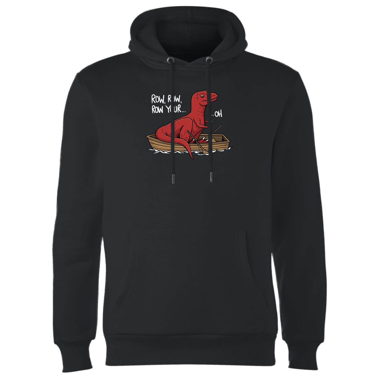 Row Row Row Your Boat Hoodie - Black - L - Black