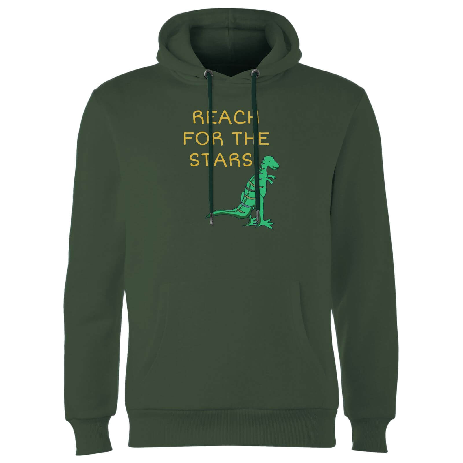 Reach For The Stars Hoodie - Forest Green - S - Forest Green