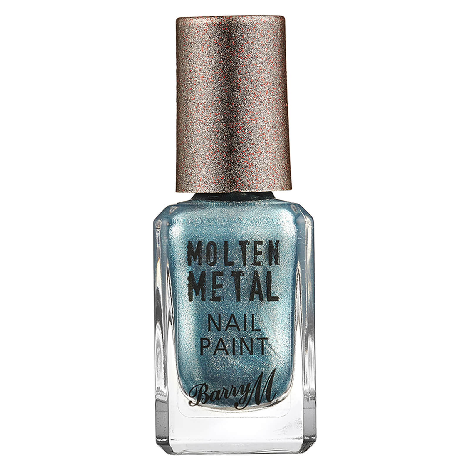 

Barry M Cosmetics Molten Metal Nail Paint (Various Shades) - Blue Glacier