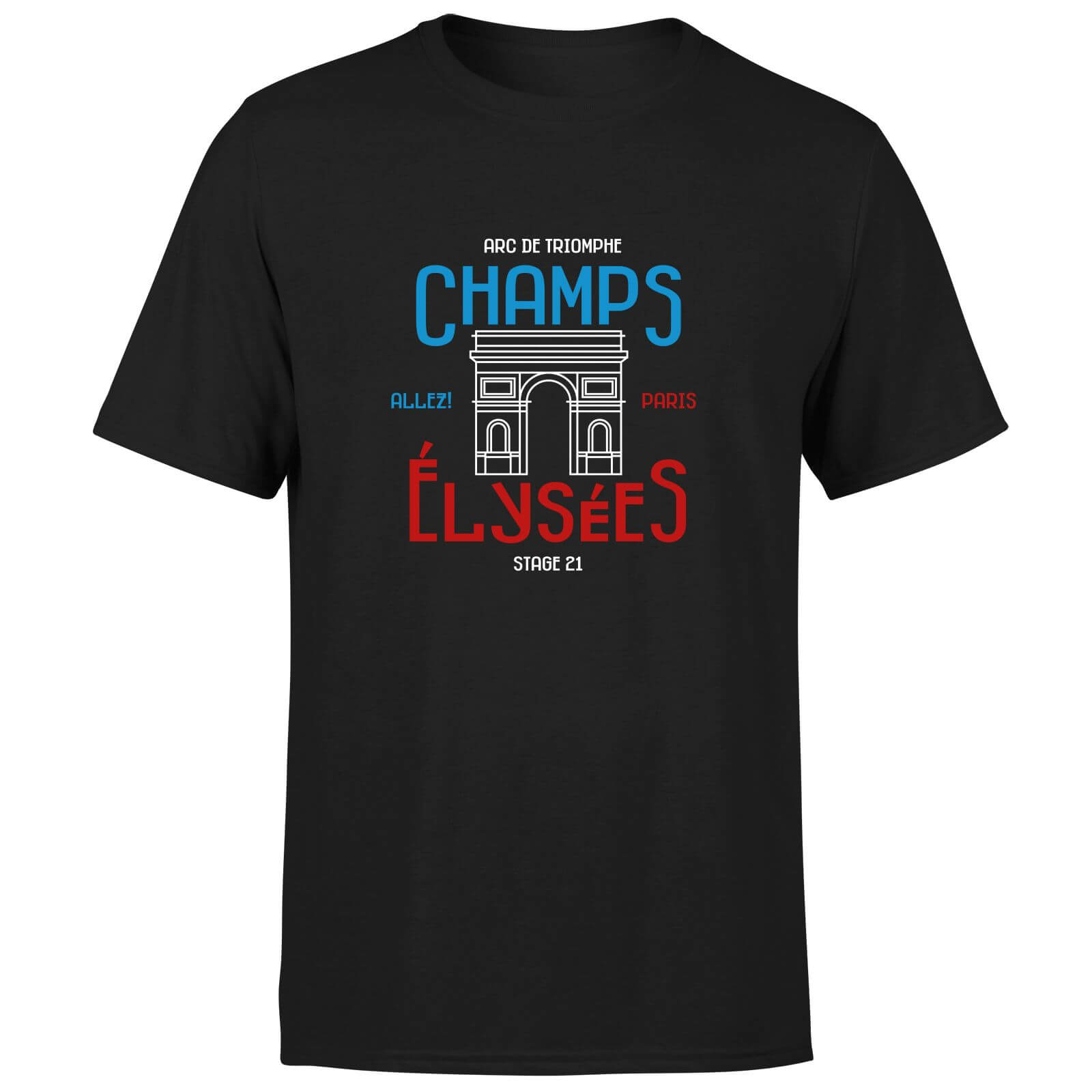 Champs Elysees Men's T-Shirt - Black - L