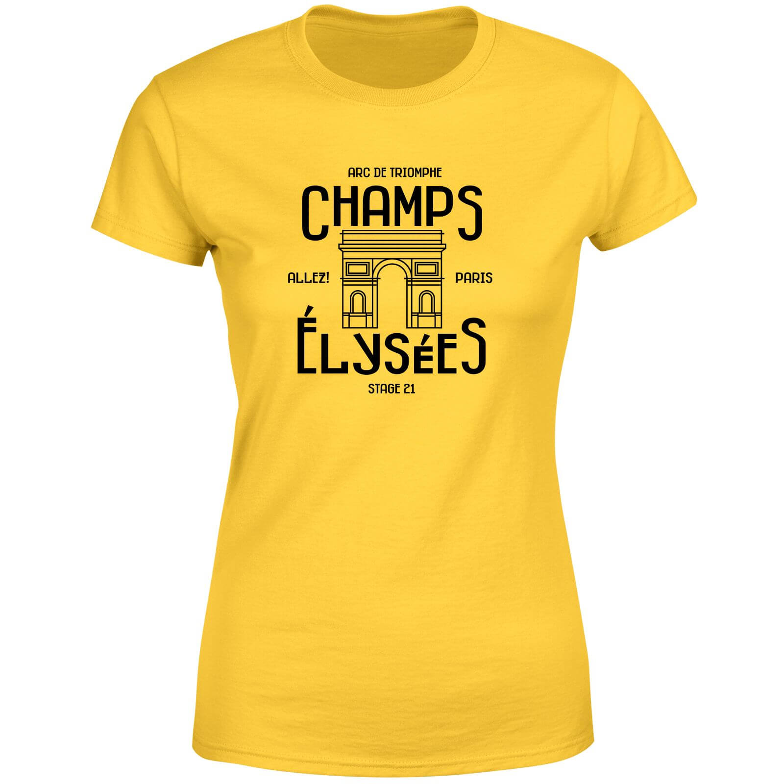 Champs Elysees Winner Women's T-Shirt - Yellow - S - Yellow