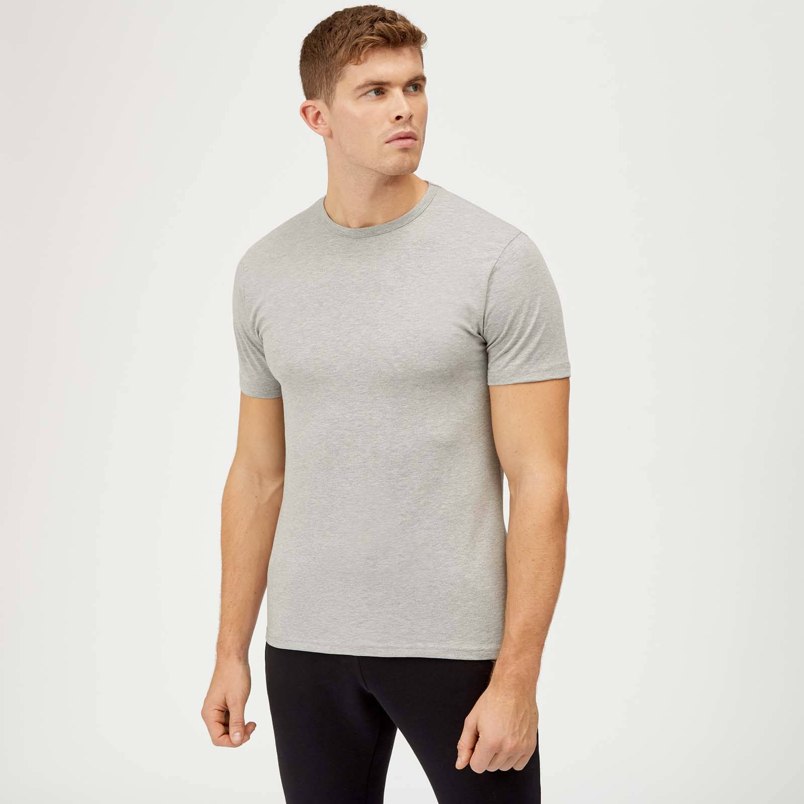 Myprotein UK MyProtein Myprotein Plain Grey Marl POD T-Shirt