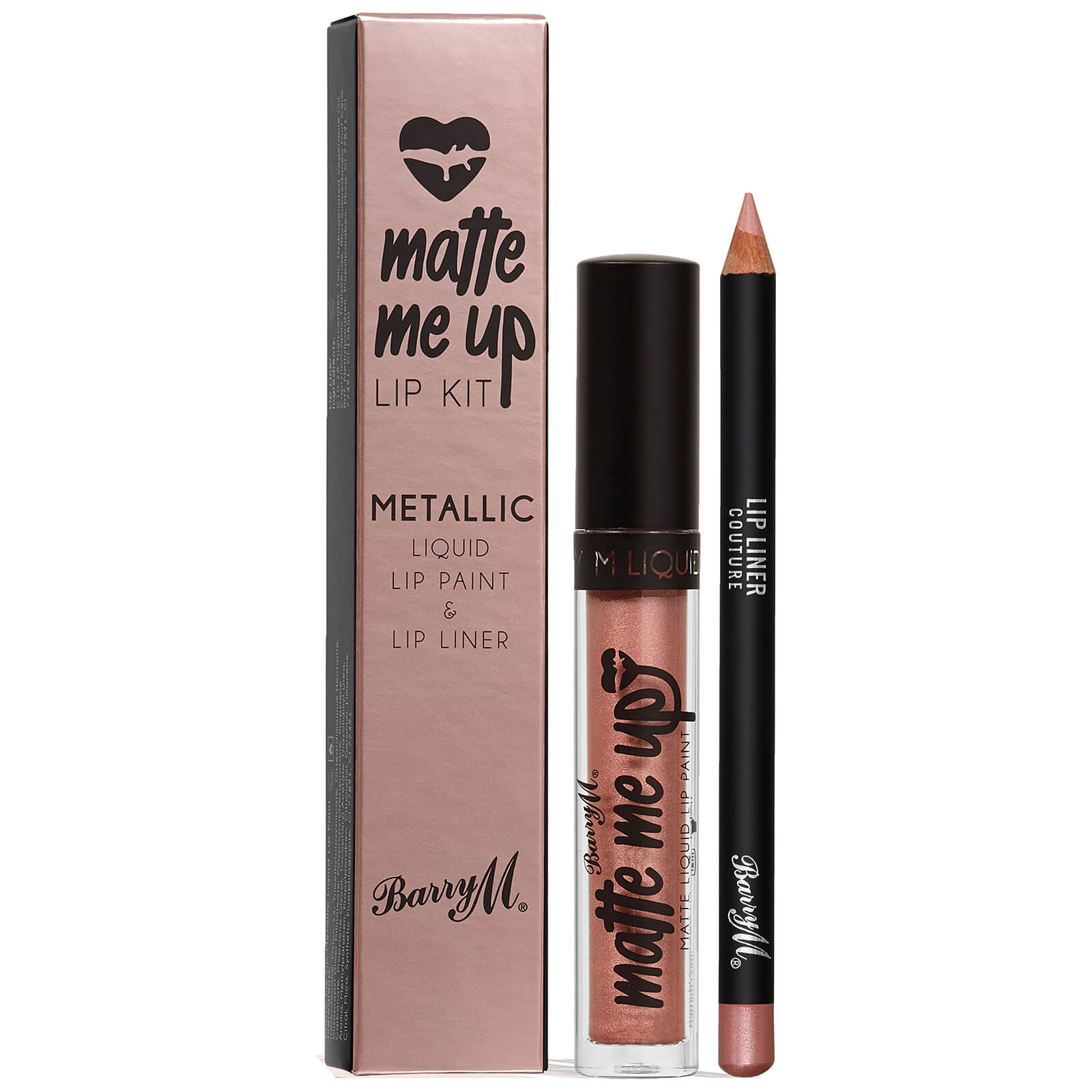 

Barry M Cosmetics Matte Me Up Metallic Lip Kit (Various Shades) - Couture