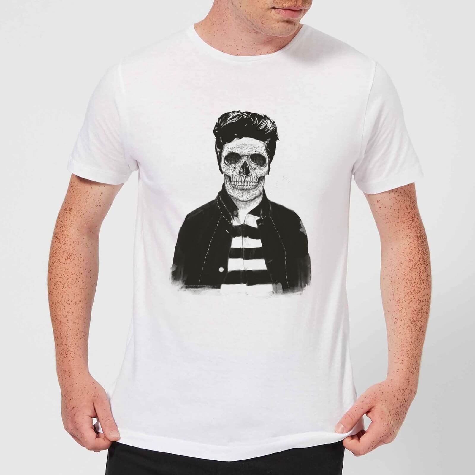 

Balazs Solti Cool Skull Men's T-Shirt - White - 5XL - Blanc
