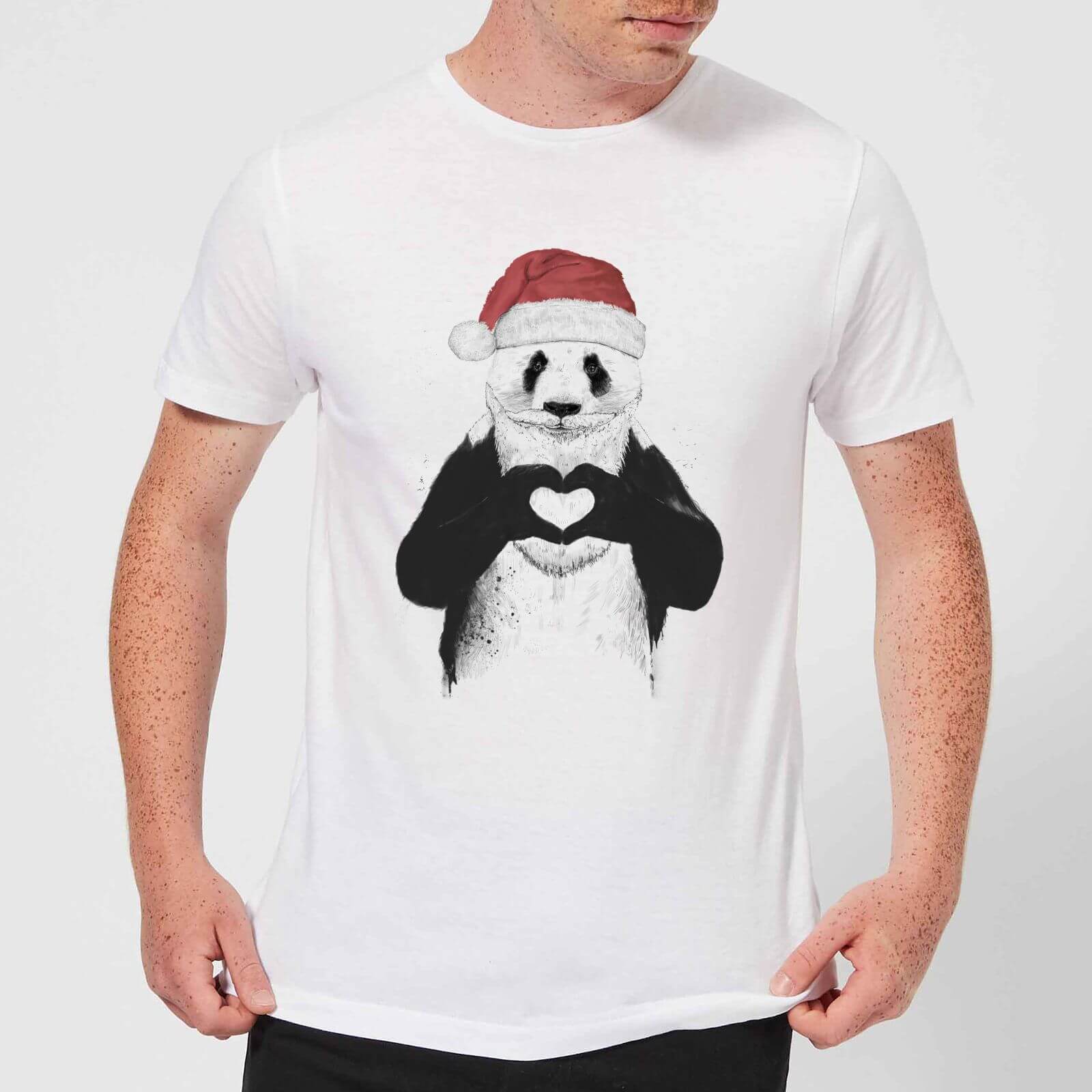 

Balazs Solti Santa Bear Men's T-Shirt - White - 5XL - Blanc