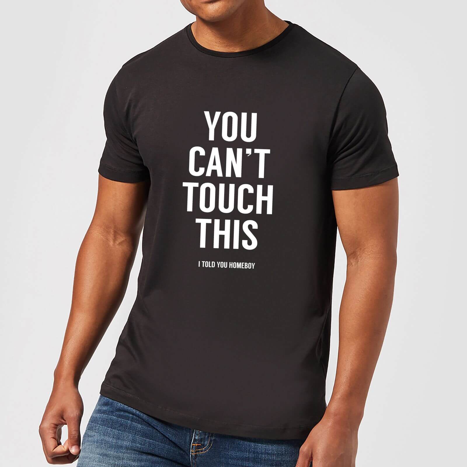 Balazs Solti Can't Touch This Men's T-Shirt - Black - S - Black