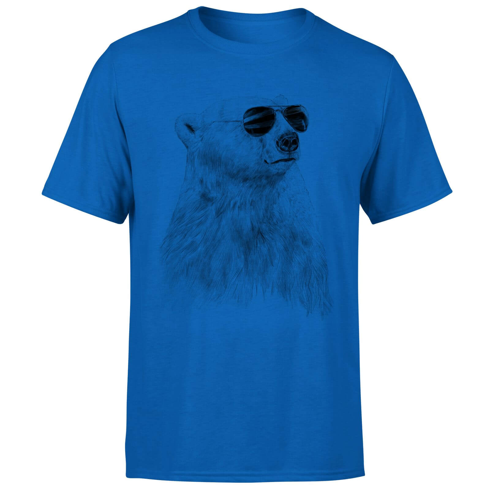 Balazs Solti Cool Bear Men's T-Shirt - Royal Blue - S