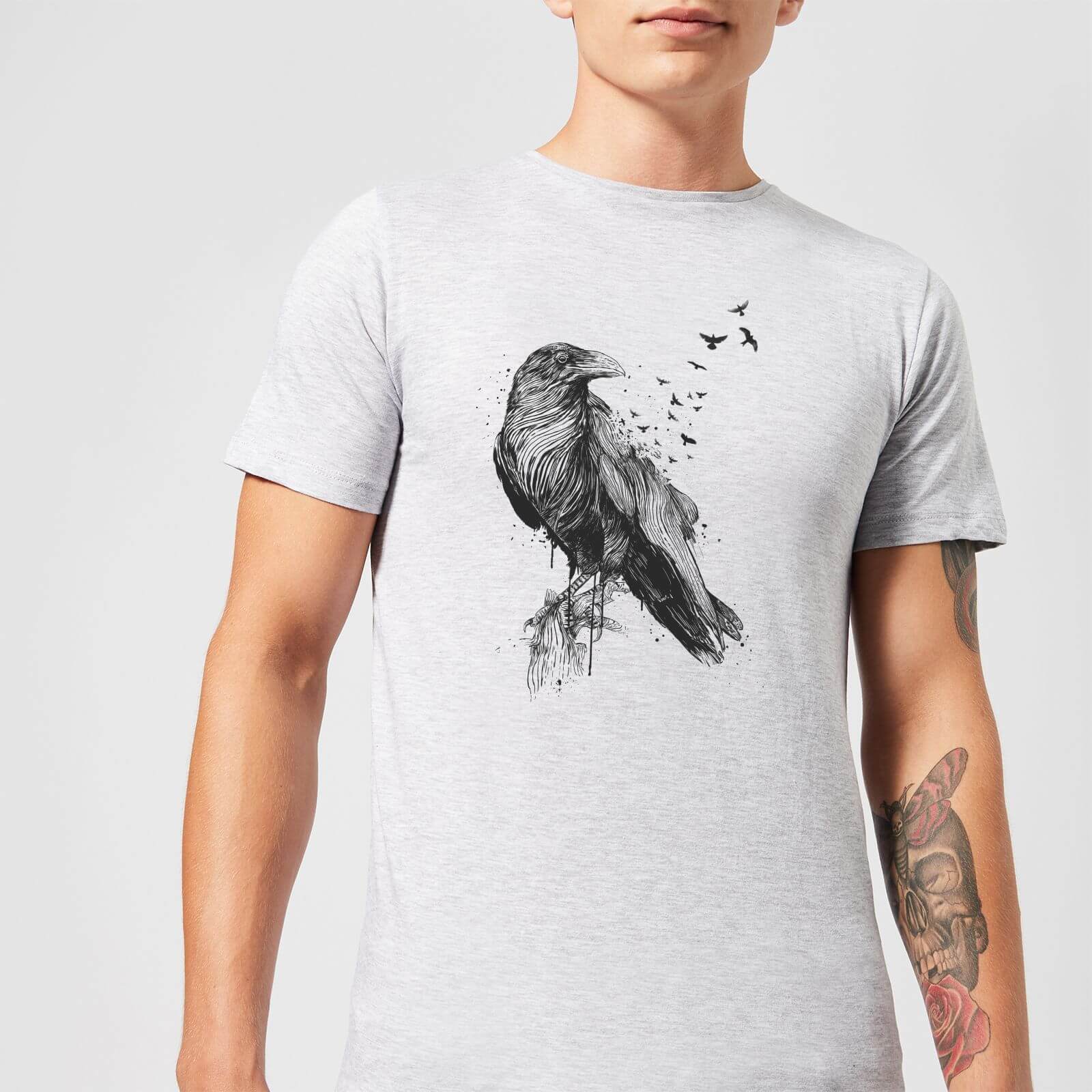 

Balazs Solti Birds Flying Men's T-Shirt - Grey - 5XL - Gris