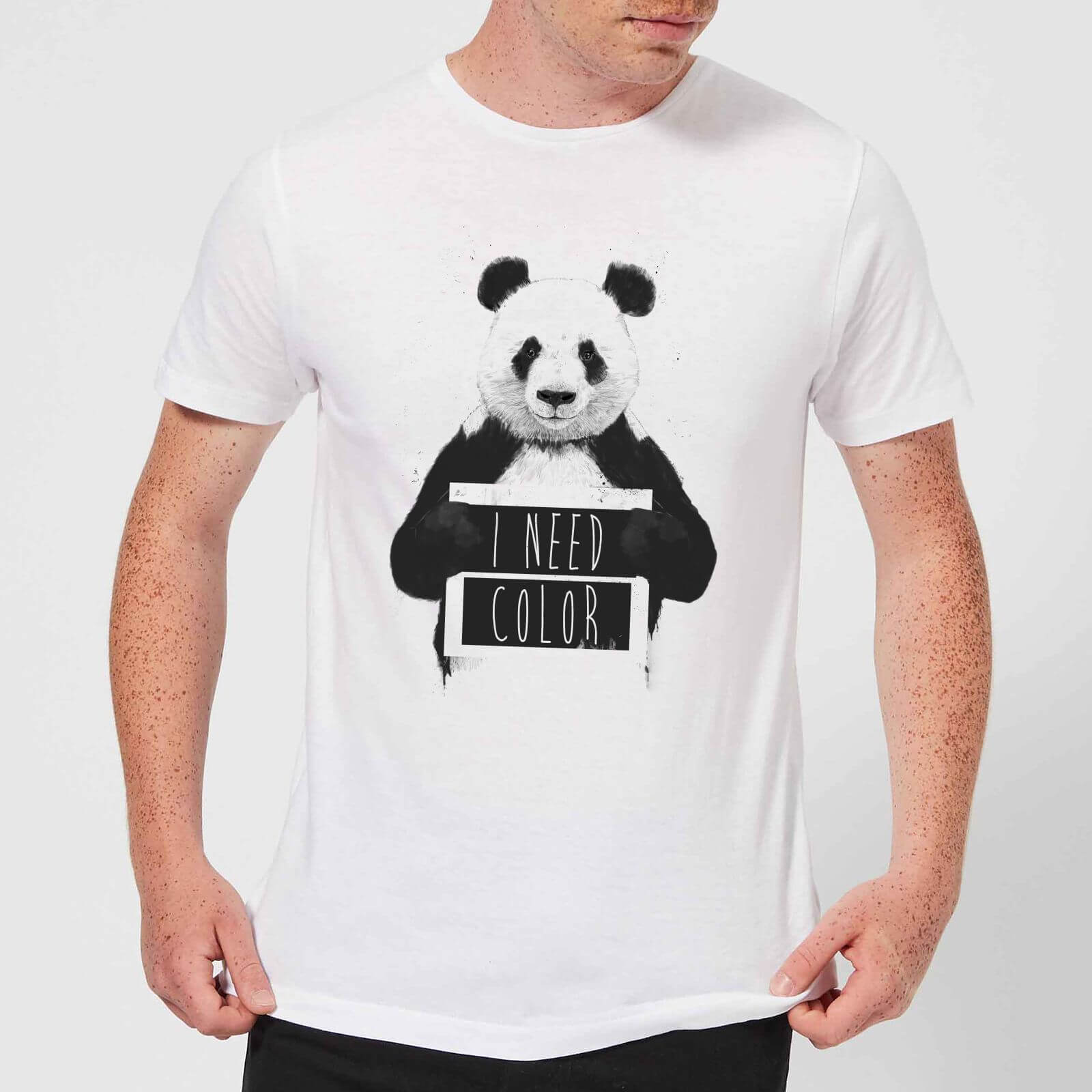

Balazs Solti I Need Color Men's T-Shirt - White - 4XL - Blanc