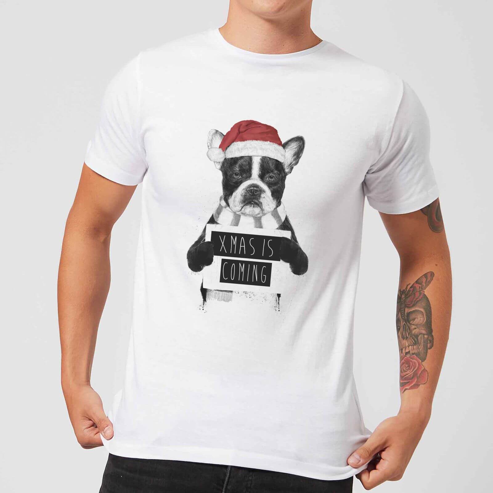 

Balazs Solti Xmas Is Coming Men's T-Shirt - White - 4XL - Blanc