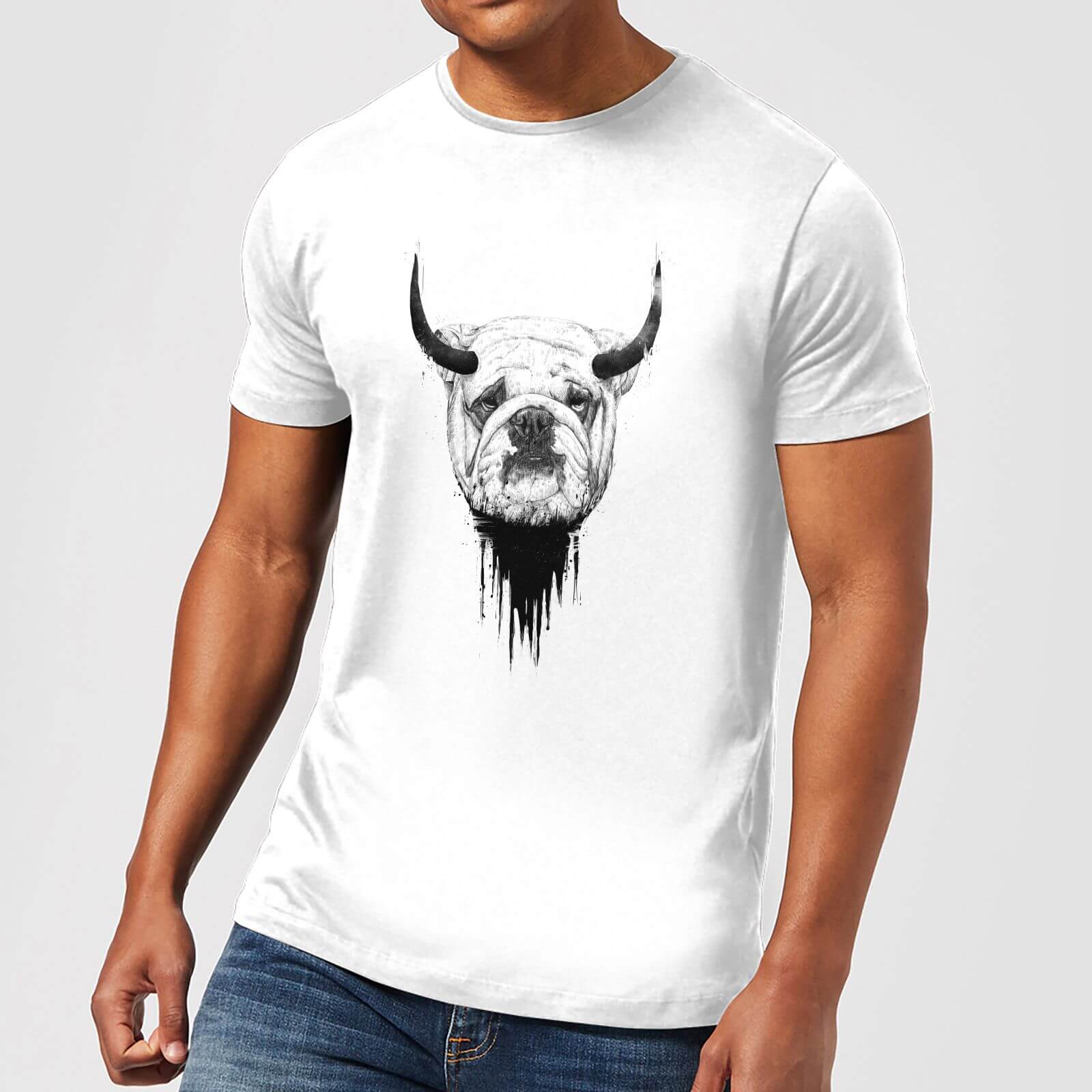 

Balazs Solti English Bulldog Men's T-Shirt - White - 4XL - Blanc