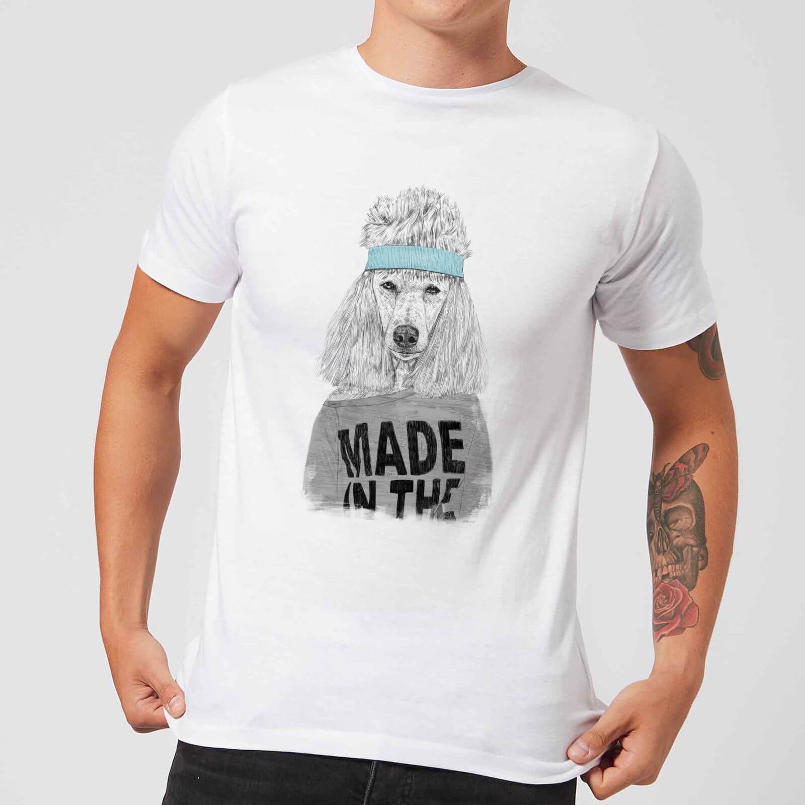 

Balazs Solti Made In The 80's Men's T-Shirt - White - 5XL - Blanc