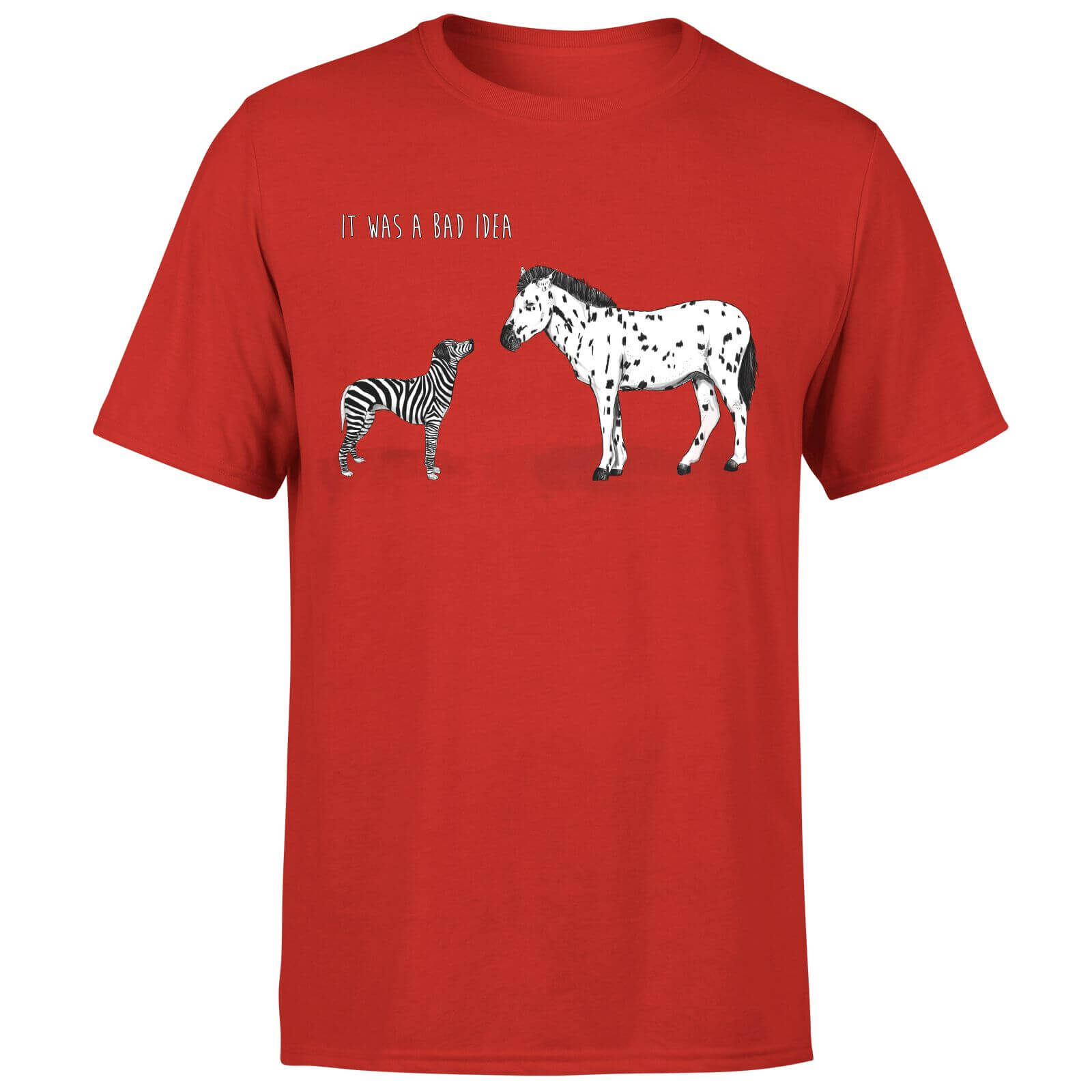 Balazs Solti It Was A Bad Idea Men's T-Shirt - Red - M - Red