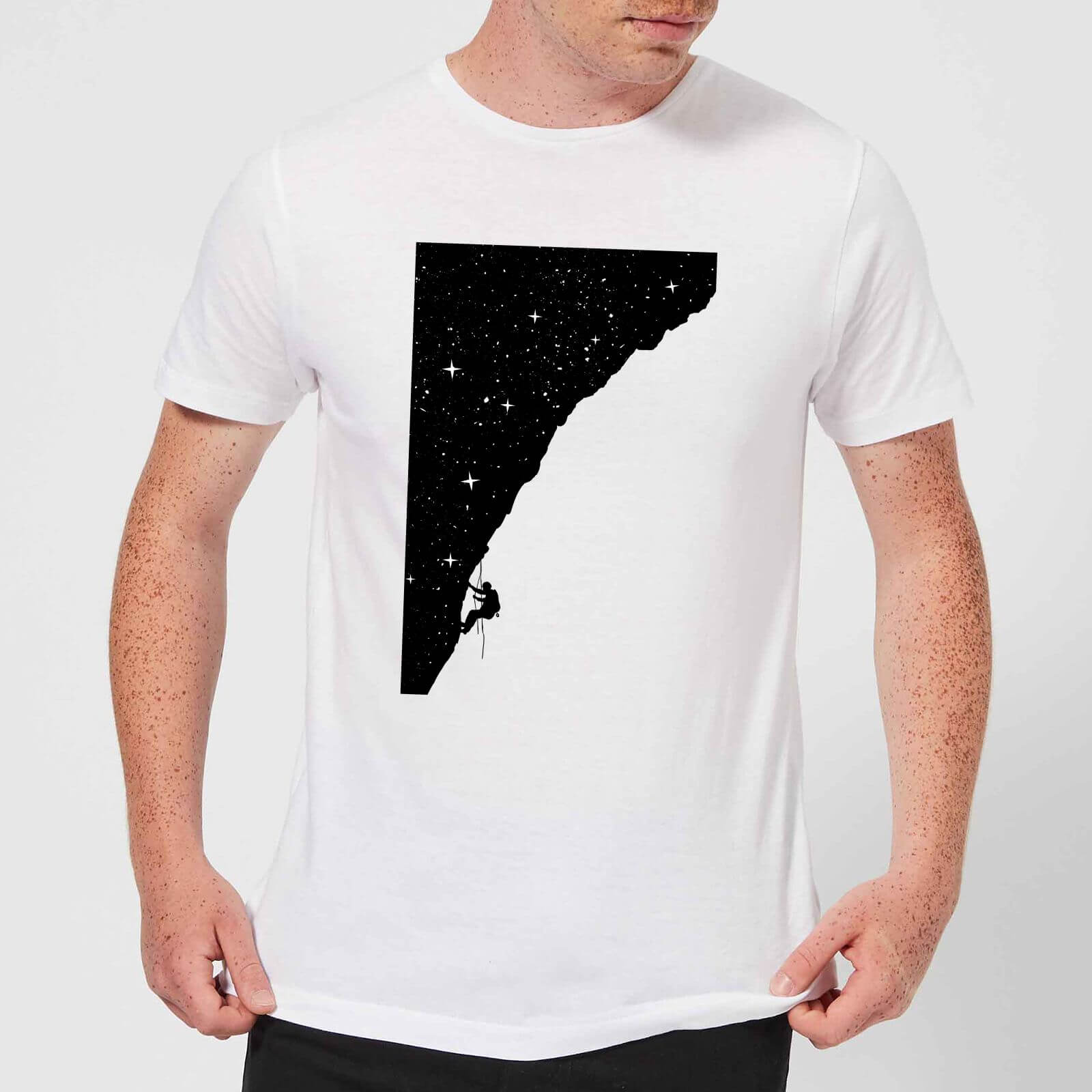 

Balazs Solti Starry Climb Men's T-Shirt - White - 4XL - Blanc