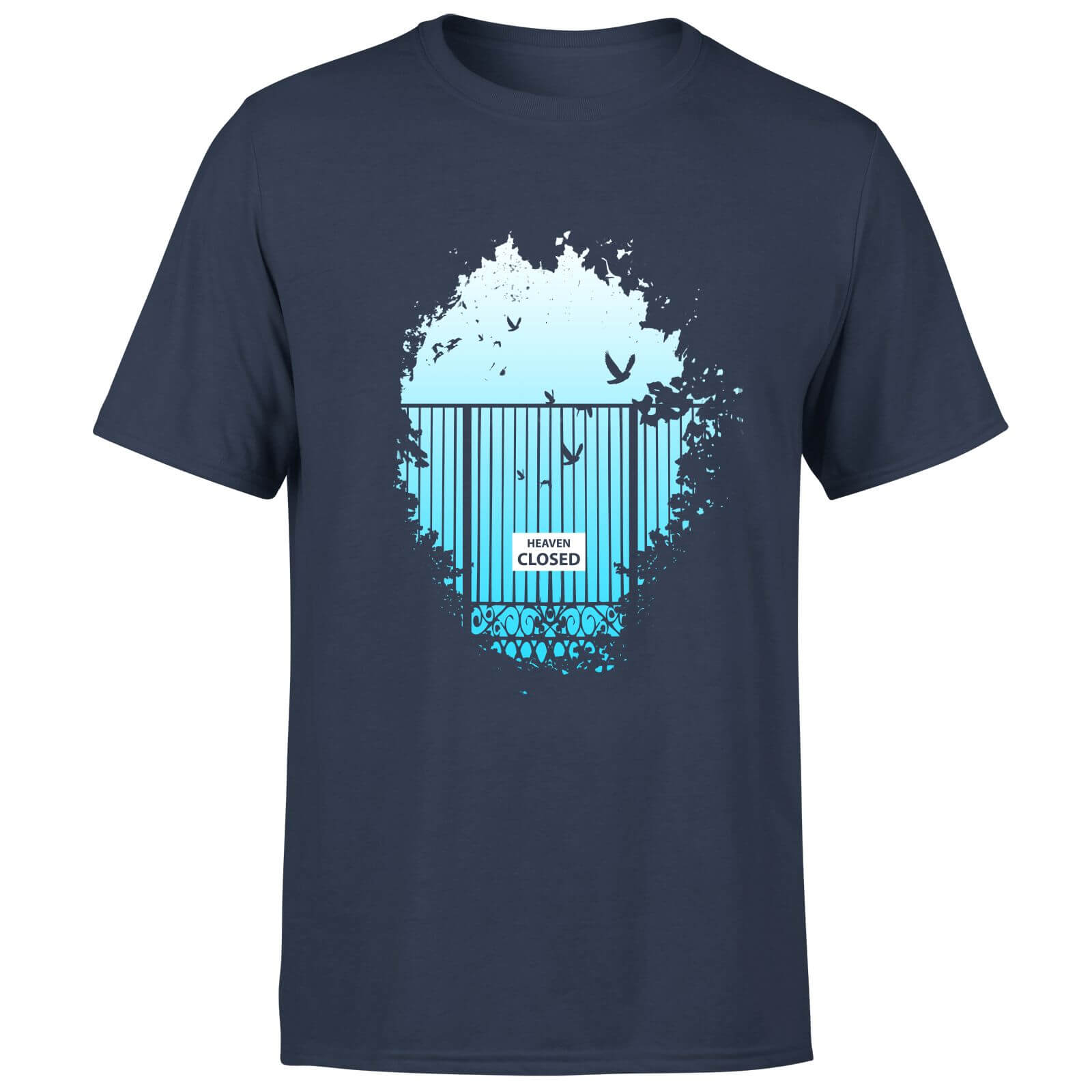 Balazs Solti Heavens Closed Men's T-Shirt - Navy - S - Navy