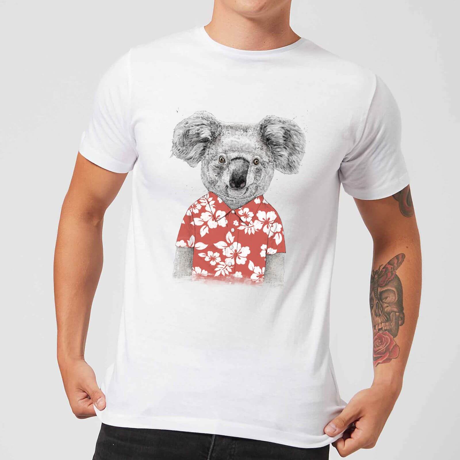 

Balazs Solti Koala Bear Men's T-Shirt - White - 4XL - Blanc