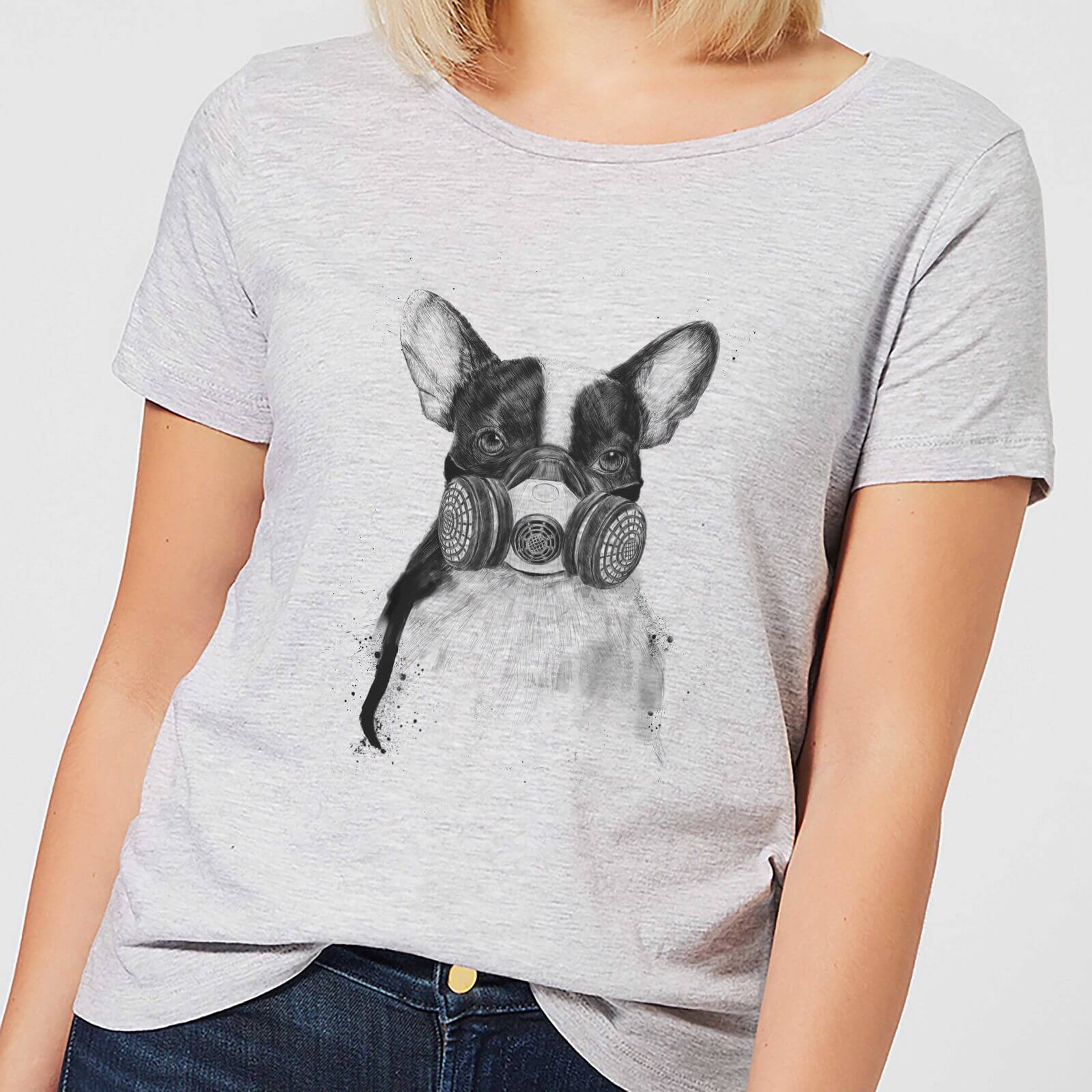 Balazs Solti Masked Bulldog Women's T-Shirt - Grey - 3XL - Grey